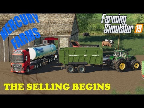 Mercury Farms Ep 90     Last harvest and milk sale     Farm Sim 19