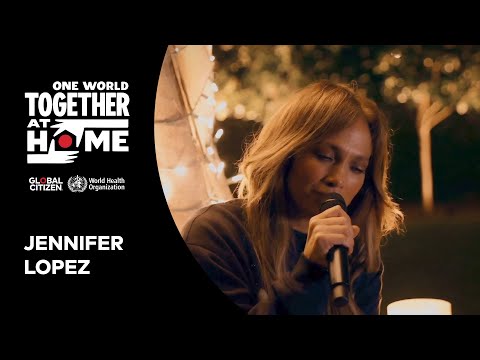 J Lo performs "People" | One World: Together at Home