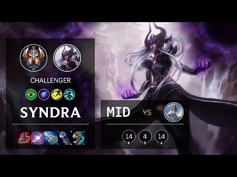 Syndra Mid vs Galio - BR Challenger Patch 10.16