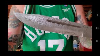 Timber Wolf Golden Stag Bowie knife review