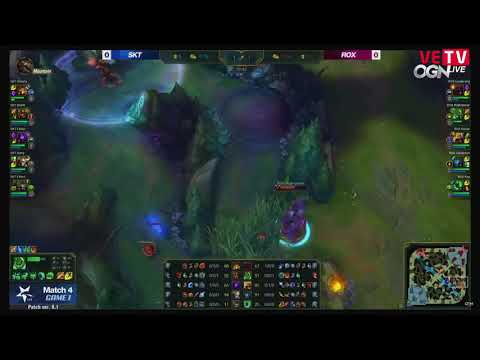 SKT vs ROX Trận 1- LCK MÙA XUÂN 2018