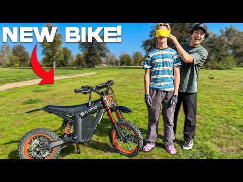 I Surprised a Kid with a FREE Electric Dirt Bike - Tuttio Soleil 01