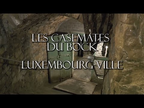 Visite des casemates du Bock (Luxembourg