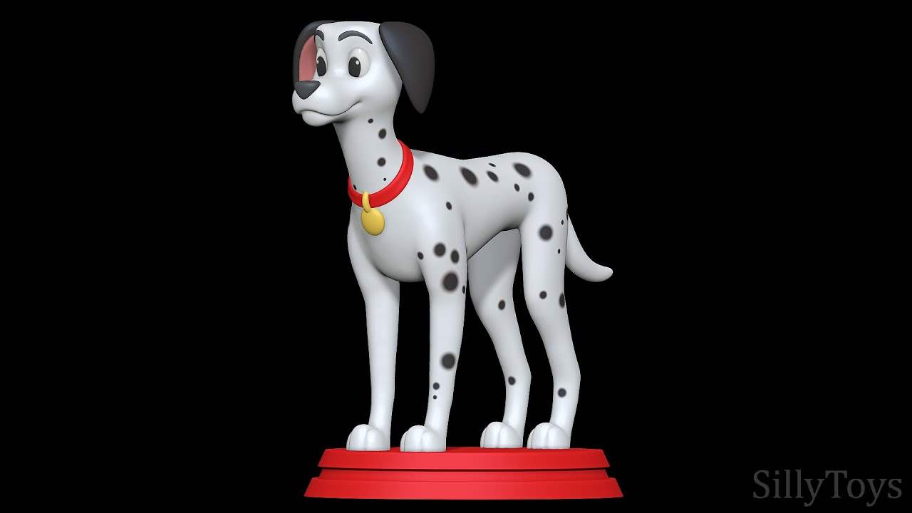 Pongo - 101 Dalmatians 3D Print Model
