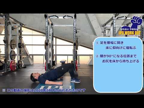 体育学科 IPU Workout ブリッジ