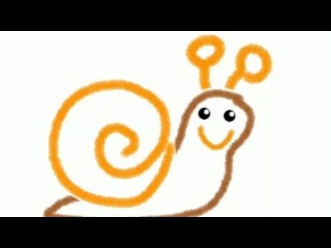 dessin d'escargot mignon #🐌🐌🐌🐌🐌🐌#