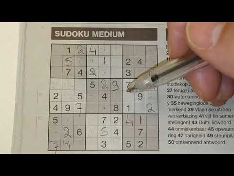 Three sudokus to go. (#397) Medium Sudoku 01-13-2020