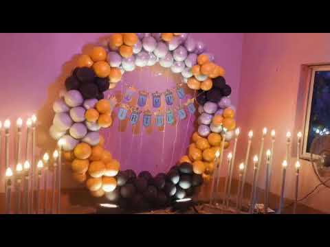 Happy birthday Swastik//swastik birthday video. full light design//❤️