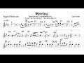 Paquito D'Rivera - Morning (transcription)