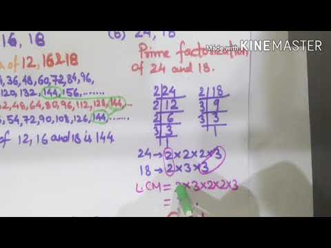 How to find LCM and HCF? Class 5 Math 28/08/2020  by Jyoti Sinha DAV P S Cantt Area Gaya