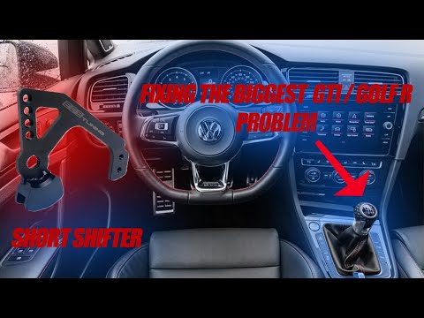 Short shifter install, fixing the biggest issue on my gti!!