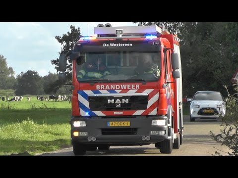 P1, Brandweer De Westereen [TS 02-4332] naar Prio 2 nacontrole Broekloane Wâlterswâld