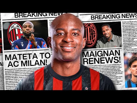 Jean-Philippe Mateta to AC Milan! Maignan Signs Renewal.