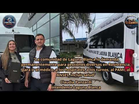 Se agranda el parque automotor (Claudia Panzardi - Intendente de Laguna Blanca)
