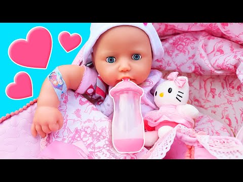 Кукла БЕБИ БОН — Беби Анабель не слушается и попадает в неприятности! Видео для девочек с Baby Born