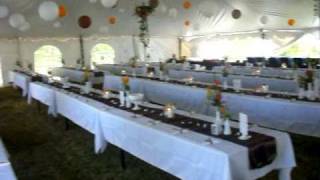 preview picture of video 'wedding tent karissa and bryce'