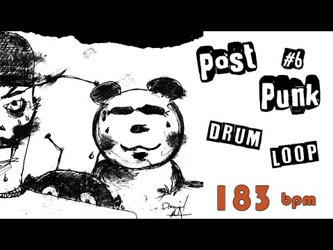 Post Punk Drum Loop #6 - 183 bpm