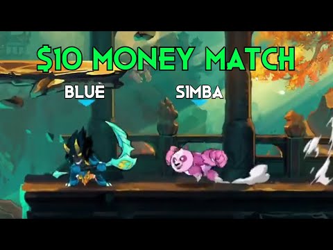 Simba vs AyoBlue - $10 Money Match - Pro Brawlhalla - 2022 - NA - Brawlhalla Show Match #195