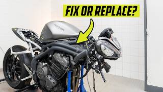 Damaged Frame Dilemma On My $3900 Triumph Super Naked