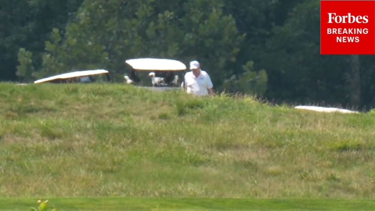 Video | BREAKING: Trump Spotted At Trump National Golf Club Amid Reports He Called Off Strikes On Iran