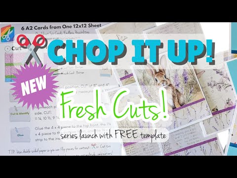 ¡NUEVA serie! ¡CÓMPRALO!: Recortes frescos n.° 1 | Tutorial de manualidades con papel de Jenny Ca...