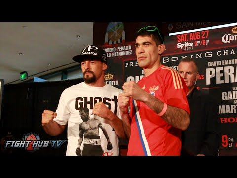 Robert Guerrero vs David Peralta & Alfredo Angulo vs. Freddy Hernandez Face Off Video
