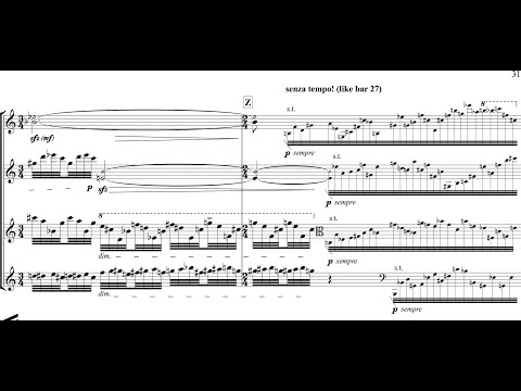Dimitris Mousouras - String Quartet No. 2 ('Erinyes') (2015) [Score-Video]