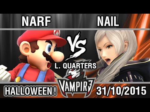 [Vampir3: Halloween Ed.] Narf (Mario) vs Nail (Daraen) SSB4 Losers Quarters - Top 8