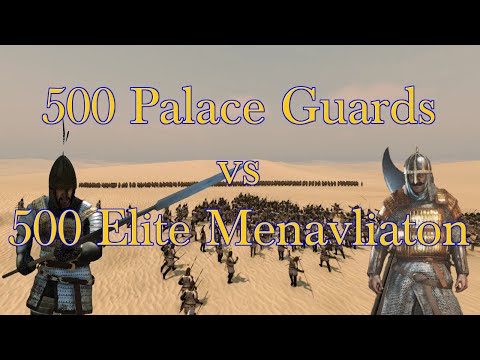 500 Aserai Palace Guards vs 500 Elite Menavliaton |Mount and Blade Bannerlord