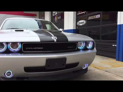 Dodge Challenger Halo Head and Fog Lights in assembly's 2008 2009 2010 2011 2012 2013 2014
