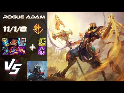 Rogue Adam MID Azir vs Viktor - EU Challenger Patch 25.S1.2