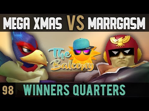 Melee @ the Balcony 99 - Winners Quarters ft. Marrgasm (Falcon) VS Mega Christmas (Falco)