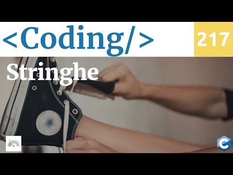 Le Stringhe nel linguaggio C - Video Coding 217