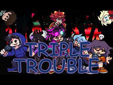 FNF TRIPLE TROUBLE But Its A NeoGang Cover | Ruvstyle Neonight Sharv Lylace Zynux Swirl \u0026 Dragshot
