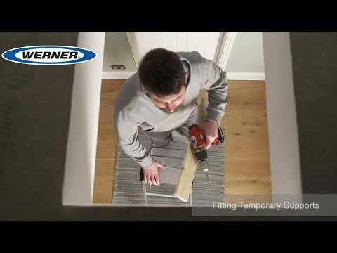 How To  Install Werner Eco S Line Timber Loft Ladder (34535000)