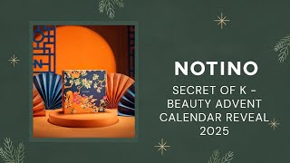 NOTINO SECRET OF K-BEAUTY ADVENT CALENDAR REVEAL 2025