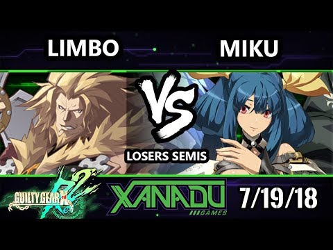 F@X 259 GGXRD2 - Limbo (Leo) Vs. Miku RockShooter (Dizzy) - Guilty Gear XRD Rev 2 Losers Semis