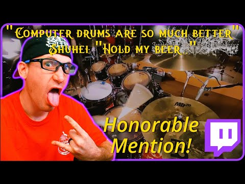 Shuhei | Imperial Circus Dead Decadence | "黄泉より聴こゆ、皇国の燈と焔の少女。 Drum playthrough (Feat.KIM) (REACTION)