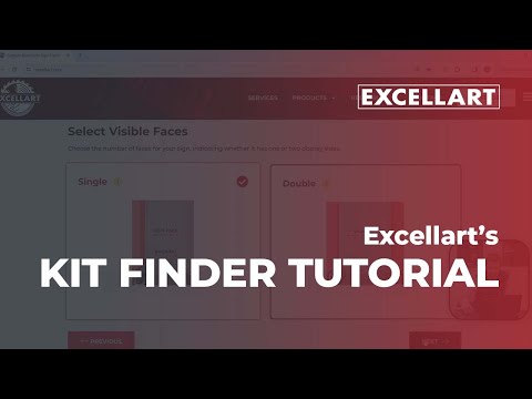 How the Excellart Kit Finder Simplifies Sign Kit Selection