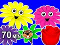 Flower Songs Collection Vol 01 Kids Learn Colors With Baby Beavers Preschool Teacher 3D