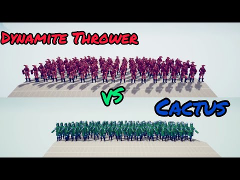 Dynamite Thrower vs Cactus