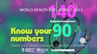 World Health Day 2013: Hypertension, know your numbers.