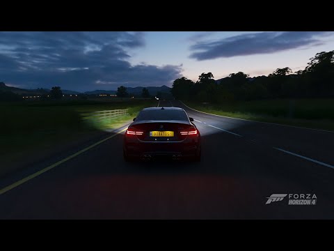 Forza Horizon 4 - BMW M4 F82 - Night Driving - free roam
