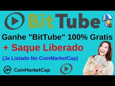BitTube - Ganhe 100% Gratis Token "TUBE" l Saque Liberado (Ja Listado No CoinMarketCap)