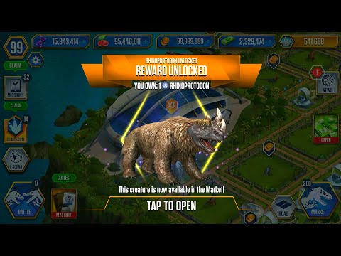 NEW UNLOCK RHINOPROTODON MAX LEVEL 40 | HT GAME