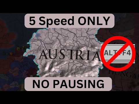 EU4 1.35 Austria Revoke Challenge | 5 SPEED ONLY + NO PAUSING