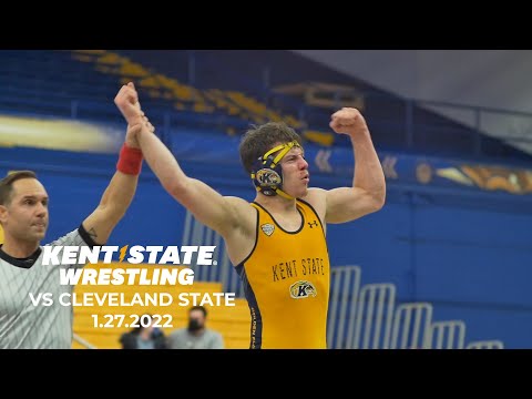 Kent State Wrestling vs Cleveland State 1.27.2022