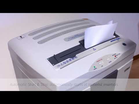 Video of the KOBRA HS-8 MULTI Shredder