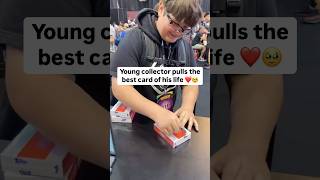 Young collector pulls the BEST card of his LIFE! 🥹❤️