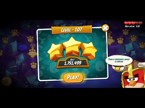 Angry Birds 2 | Level 107 | Hitting Fun | Angry Bird 2 Show